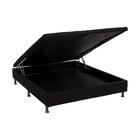 Base Baú Physical Preto Casal (138x188x25) - Ortobom