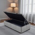 Base Box Baú 88cm Quadriculado Cristalflex