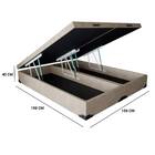Base Box Baú Articulada Queen 158cm - Tca 60 - Linho Areia