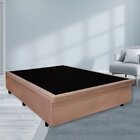 Base Box Baú Casal 128x188x42cm Suede Bege