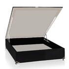 Base Box Bau Casal Preto Miraflex