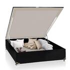 Base Box Bau Casal Preto Miraflex