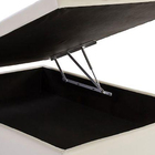 Base Box Baú Casal Sp Móveis Sintético Bege - 39x138x188