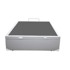 Base Box Baú Casal Sp Móveis Sintético Branco - 39x138x188