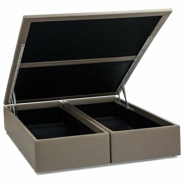 Base Box Baú Corino King 193x203x39cm Ortobom Bege