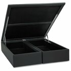 Base Box Baú Corino King 193x203x39cm Ortobom Cinza