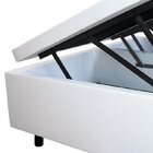 Base Box Baú King 193x203x42cm Em Courino Com Pistão A Gás Br