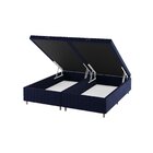 Base Box Baú King Ibiza 35cm 2,03m 1,93m Turkey Azul