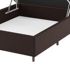 Base Box Baú Lions 35cm 1,88m 1,38m Marrom