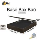 Base Box Baú Para Colchão Casal 138x188x46cm Marrom Cristalfl