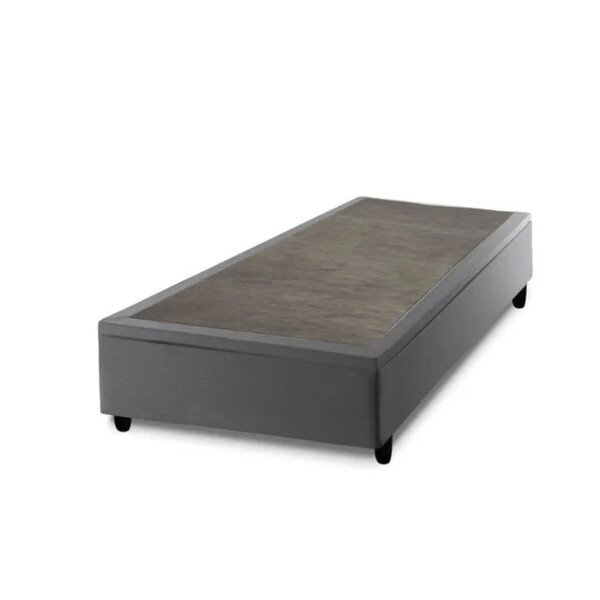 Base Box Baú Prince Sued 79cm X 197 X 41cm