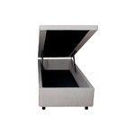 Base Box Baú Solteiro 69x188x42cm Courino Areia