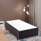 Base Box Baú Solteiro 88x188x35cm Merida Marrom