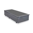 Base Box Baú Solteiro Sintético Cinza - 39x78x188
