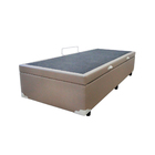 Base Box Baú Solteiro Sp Móveis Sintético Bege - 39x78x188