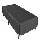 Base Box Bipartido 40x158x198cm Universal Portobel Preto