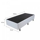 Base Box Bipartido 43x79x198cm Luckspuma Colchões Branco