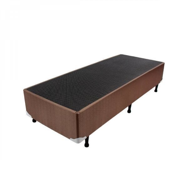 Base Box Bipartido 43x79x198cm Luckspuma Colchões Marrom