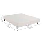 Base Box Bipartido King Light Branco