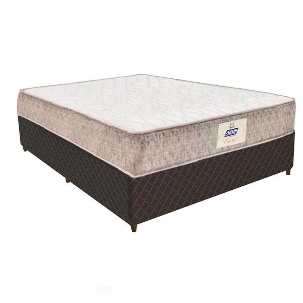 Base Box Cama Casal Com Colchão (138x59x188) Gazin Cr35222 Na