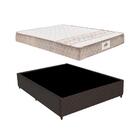 Base Box Cama Casal Com Colchão (138x59x188) Gazin Cr35222 Na