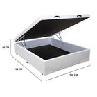 Base Box Casal 138cm Articulada Sintético Off Glow Tana Decor