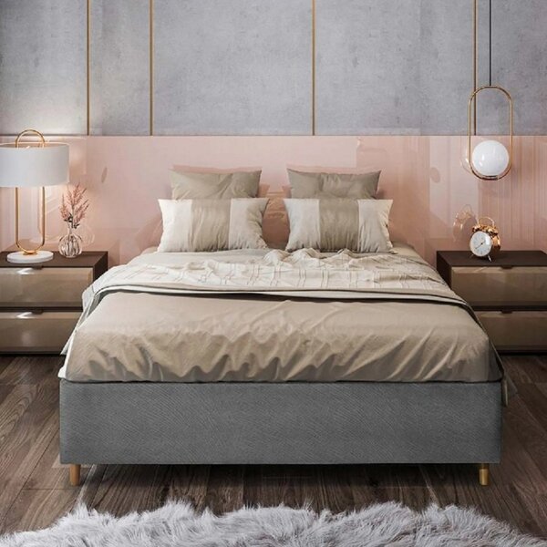 Base Box Casal 138x188x25cm Desmontável Versátil Móveis Digit