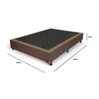 Base Box Casal 138x188x25cm Linho Prorelax Marrom
