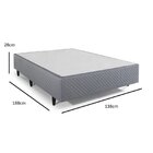 Base Box Casal 138x188x28xm 011358 Idea  Cinza