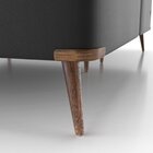 Base Box Casal 138x188x45cm Com Porta Usb Dupla  Preto