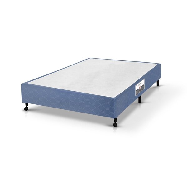 Base Box Casal 40x138x188cm Si Poli Castor Azul