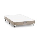Base Box Casal 40x138x188cm Silver Star Pocket Castor Bege