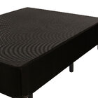 Base Box Casal 43x138x188cm Luckspuma Colchões Preto