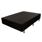 Base Box Casal 43x138x188cm Luckspuma Colchões Preto
