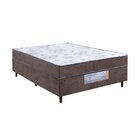 Base Box Casal Acoplada D-28 188x138x62cm  Marrom
