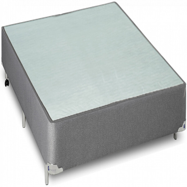 Base Box Casal Active Black Madeira Reflorestado Sankfort