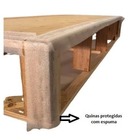 Base Box Casal Bipartido Linhão Preto