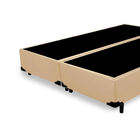 Base Box Casal Bipartido Sp Móveis Sintético Bege - 26x138x188