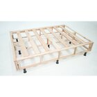 Base Box Casal Desmontável Md Cinza