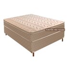 Base Box Casal Florença 42x138x188cm  Rustico Bege