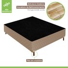 Base Box Casal Florença 42x138x188cm  Rustico Bege