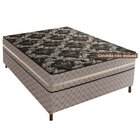 Base Box Casal Galaxy 42x138x188cm  Rustico Prata