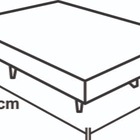 Base Box Casal Linhão Marrom