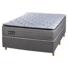 Base Box Casal Porto 1,38cm X 1,88cm X 0,24cm Cinza Claro
