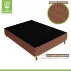 Base Box Casal Samambaia 42x138x188cm  Rustico Cerejeira