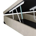 Base Box Casal Santo Box Sintético 40x138x188 Cinza