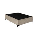 Base Box Casal Sintético Bege