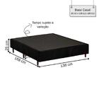 Base Box Casal Somiê Preto Polar