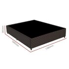 Base Box Casal Sommie Poliéster Convencional 39x188x138cm Sle