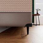 Base Box Casal Sommier Corino Viúva 128x188x23 Ortobom Creme